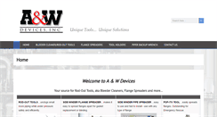 Desktop Screenshot of a-w-devices.com