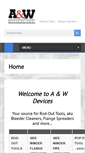 Mobile Screenshot of a-w-devices.com